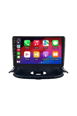 Peugeot 206 Android Multimedya 1999-2011 Carplay Android Auto Navigasyon 10gb Ram 256gb Pro 9"