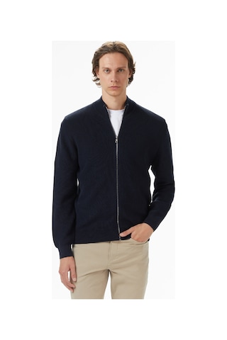 Nautica Erkek Lacivert Classic Fit Hırka Düz S57306t Lacivert