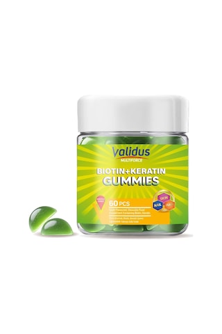 Validus Biotin Keratin 60 Gummies