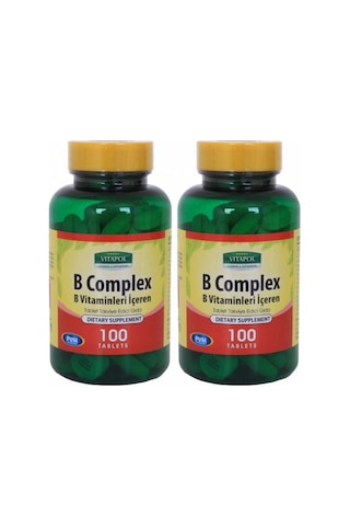 Vitapol Vitamin B Complex 2X100 Tablet