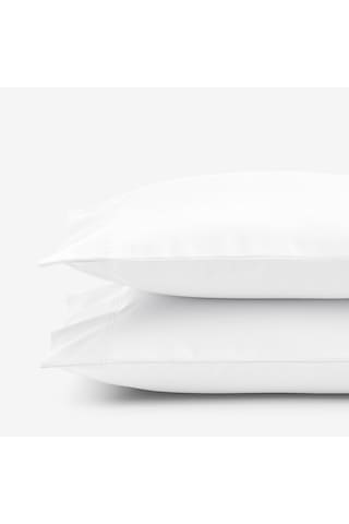 Prime Sleeks %100 Pamuk Yastık Kılıfı 2 Adet - Beyaz - 50x70cm Beyaz
