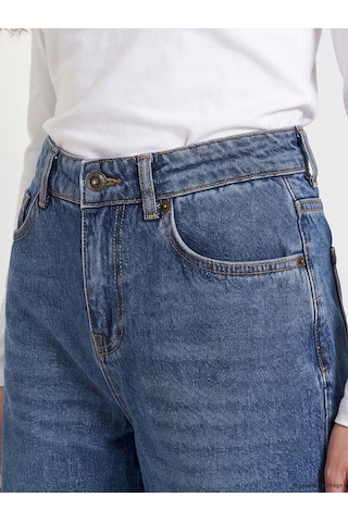 Lcw Vision İndigo Wideleg Kadın Jean Pantolon