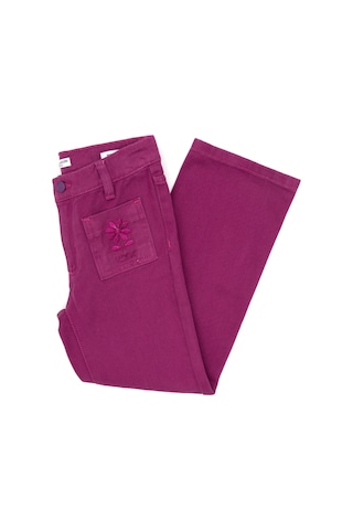 U.s. Polo Assn. Kız Çocuk Menekşe Pantolon Kanvas-chino 50314779-vr037 Menekse