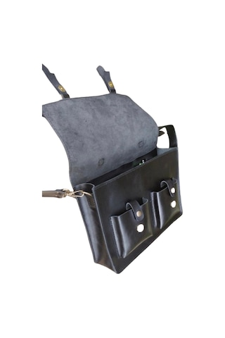 Nyc Giyim Tekstil Hakiki Dana Derisi El Dikişli Deri Evrak Çantası, Omuz Askılı, Çok Gözlü, 35x26x9 Cm, Laptop Ve Tablet İçin İdeal,siyah,kahve,taba Carzy Renk Seçenekleriyle,