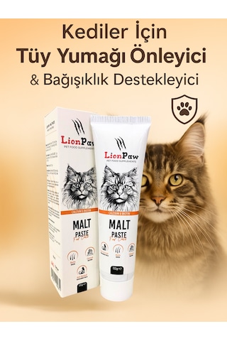 Lion Paw Anti-Hairball Tüy Yumağı Önleyici Malt Macun 100 G