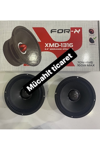 Forx 16Cm Carbon Midrange Ciftti 320Wat 140Rms Kapaksız