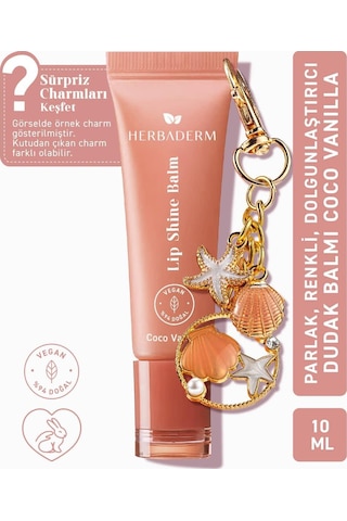 Parlatıcı, Dolgunlaştırıcı, Onarıcı Vegan Dudak Balmı, Coco-vanilya Aromalı 10 Ml