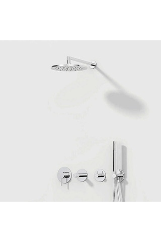 Vitra Origin Ankastre Duş Seti 8 Parça Krom