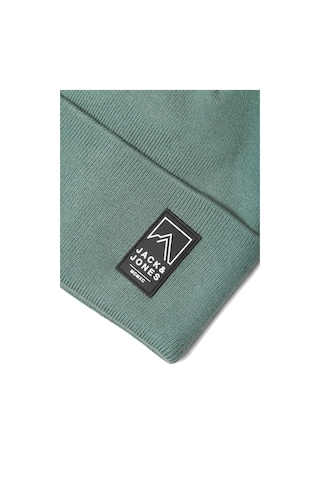 Jack & Jones Erkek Jacalpes Logo Detaylı Örme Bere 12286472 Yeşil Yeşil