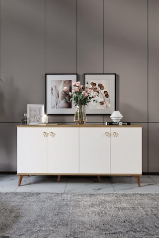 Simple Konsol Ekru Ceviz