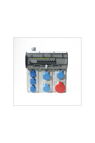 Novsen Ip44 Kombinasyon Panosu 3ad. 3x16, 1ad. 5x32, 3ad. Schuko Priz