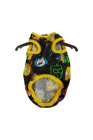 Simpson Desenli Kedi Kıyafeti Elbisesi SMALL/S/Beden 1