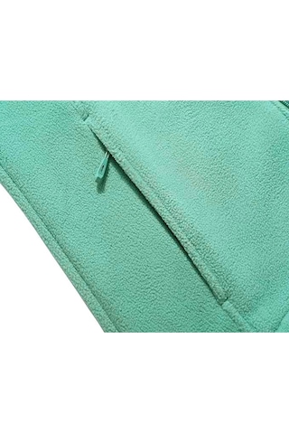 Unisex Polar Tam Fermuarlı Outdoor Polar Ceket Tactical Polar Kadın-erkek Polar Renkli-tam Mint Yeşili