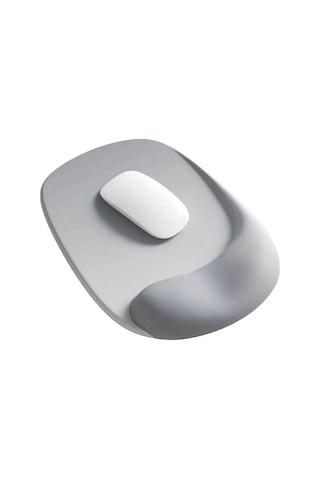 Elmpaly Sku12345 Jel Bilek Destekli Ergonomik Mouse Pad Naylon Kumaş Kaymaz Ofis Ve Oyun İçin Masaüstü Bilgisayar Ve Laptop