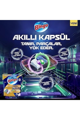 Akıllı Kapsül Pro Bulaşık Makinesi Deterjanı Tableti 50'li