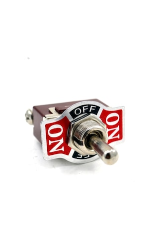Toggle Switch 1-0-2 Metal Anahtar 3 Pin 12v-220v