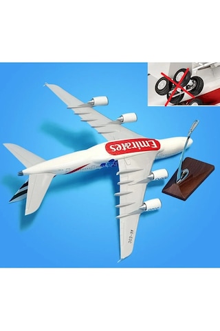 Emirates A380 Yolcu Uçağı Model Uçak 1/160 Ölçek 36cm Tekersiz