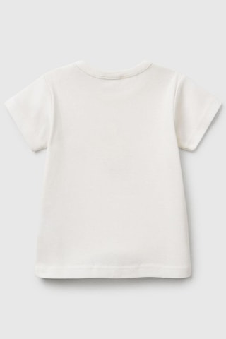 United Colors Of Benetton Erkek Bebek T Shirt Beyaz 3ı9wa1062-1425 Beyaz
