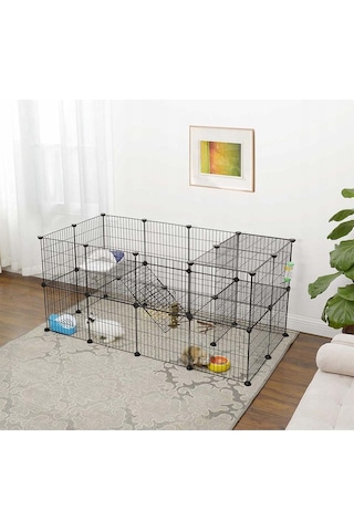 Hodbehod 24 Panel Hayvan Oyun Kafesi Kedi Kuş Evcil Hayvan