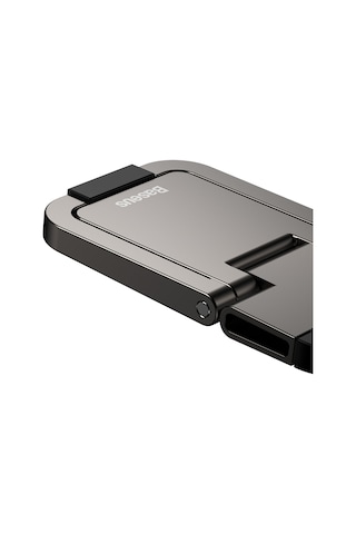 Baseus 2 Adet İnce Dizüstü Bilgisayar Kickstand Masaüstü Dizüstü Isı Dağılımı Standı Tutucu - Koyu Gri