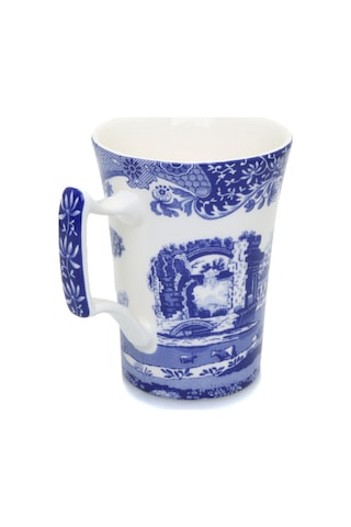 Blue Italian Porselen Kupa Mavi
