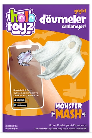 Holotoyz Tattoo Monster Mash Ar Uyumlu Geçici Dövme