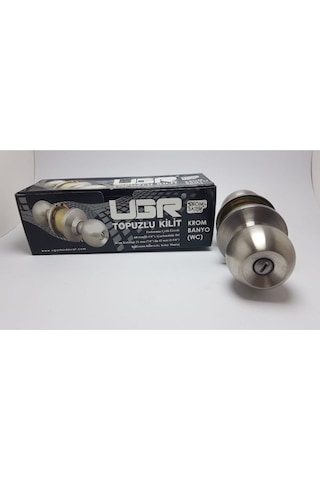 Ugr Topuzlu Kilit Saten Wc Düğmeli Anahtarsız