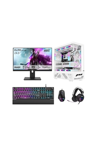 Dragos DRX7842 R7-7700 32 GB 1 TB NVMe SSD 12 GB RTX5070 24.5" Free Dos Masaüstü Oyuncu Bilgisayarı