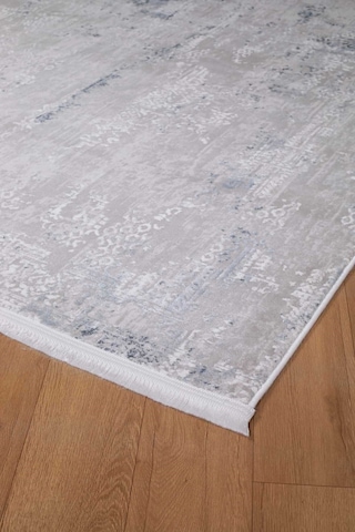 Voyage %100 Akrilik Yumuşak Dokulu Halı Kilim Salon Mutfak Koridor Yolluk Dokuma Makine Halısı Ac-360 Mavi