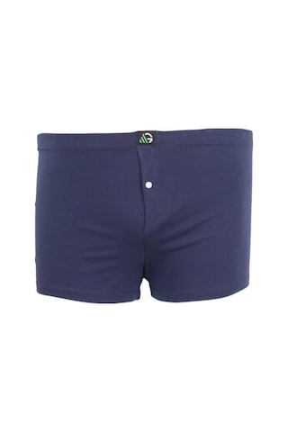 Starbattal Erkek Büyük Beden Düğmeli Uzun Paça Boxer 11907 Marin - 3Xl Lacivert