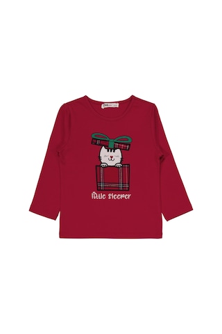 Civil Girls Little Sleeper Nakışlı 2-5 Yaş Pijama Takımı - Bordo