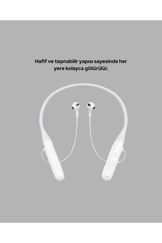 Hubrendy Kargo Gürültü Azaltıcı Ergonomik Boyun Askılı Kablosuz Kulaklık