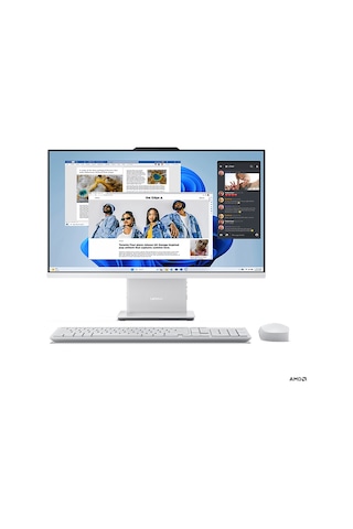 Lenovo IdeaCentre AIO 27ARR9 F0HQ001YTR R5-7535HS 8 GB 512 GB SSD 27" W11H AIO Masaüstü Bilgisayar