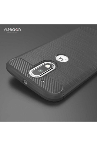 Lenovo Moto G4 Kılıf Zore Room Silikon Kapak Gri