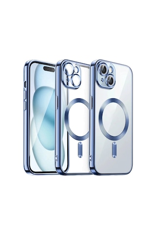 Newface - 514 - Apple iPhone Uyumlu 15 Kılıf Kross Magneticsafe Kapak - - Shophnrl - Sierra Blue Newface - 514 - Apple iPhone Uyumlu 15 Kılıf Kross Magneticsafe Kapak - - Shophnrl - Sierra Blue