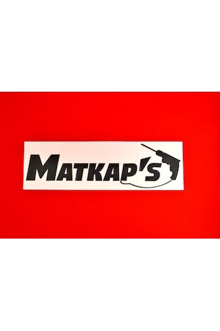 Matkap's Stıcker - Sticker - Matkaps Sticker - Matkaps Siyah Sticker