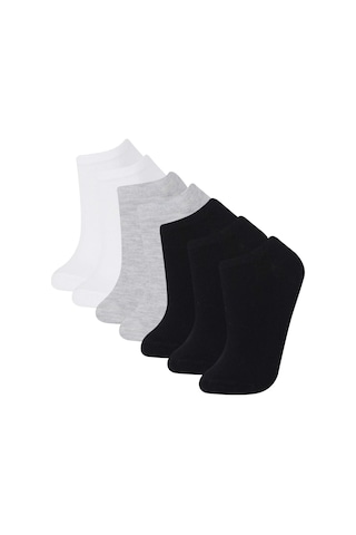 DeFacto Kadın 7'li Pamuklu Patik Çorap E9985AXNSKR1