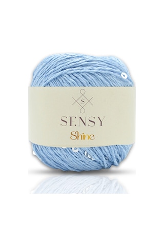 Sensy Shine Pullu Örgü Ipi Bebe Mavisi
