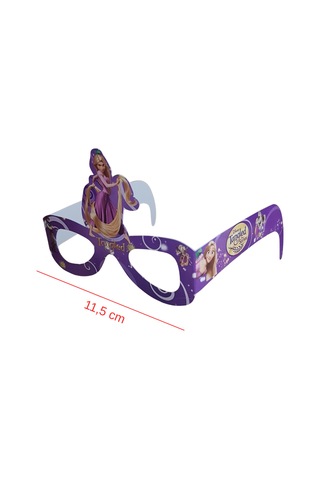 Rapunzel Temalı Kağıt Gözlük 6 Adet Parti Gözlüğü Tüm Yaşlar