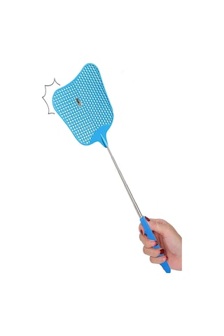 Büro Ev Ofis Yazlık İçin Uzayan Teleskobik Raket Tipi Arı Sinek Avlama Yakalama Aparatı