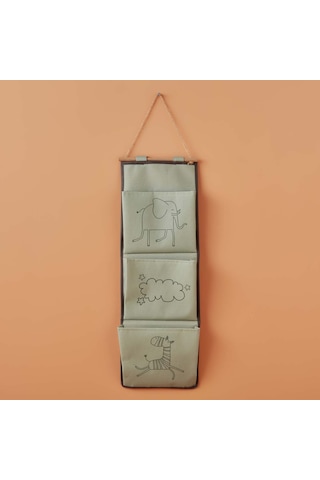 Bella Maison Zoo Askılı Organizer Yeşil 20 x 60 Cam Yeşil