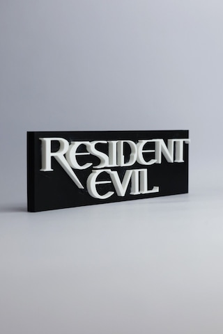 Resident Evil - 3 Boyutlu Tabela - 20cm X 6.5cm X 1.5cm