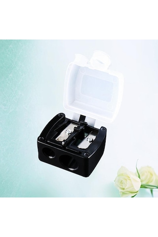 Kaş Dudak Kalemi Eyeliner Kalemi İçin Çift Delikli Ruj Kalemtıraş