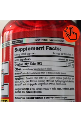Amix Cee Creatine Ethyl Ester 350cps - 70 Servis