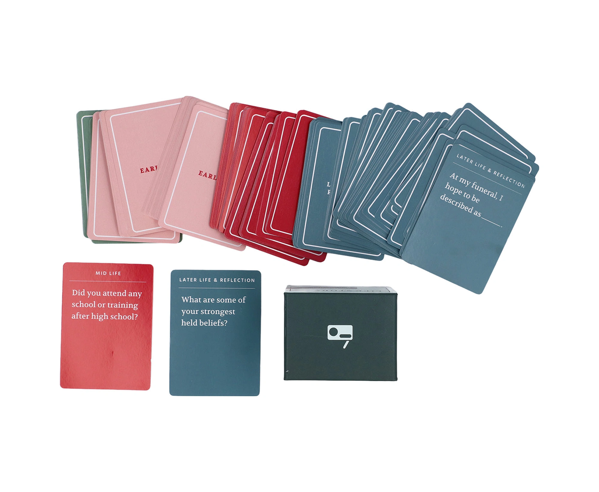 Wezone Aile Konuşma Kartları - 150 Profesyonel Soru İle Yaşam Hikayelerini Keşfedin, Duyusal Bağlantı Kurun, Anıları Saklayın