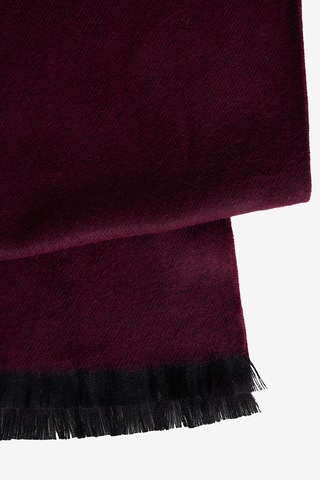 AC&Co / Altınyıldız Classics Erkek Bordo Desensiz Sıcak Tutan Triko Atkı Bordo