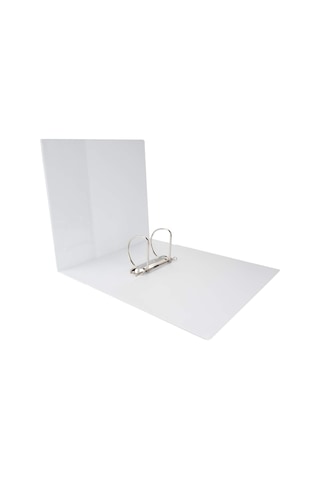 09-2d-b Klasör A4 Pvc/plastik Tanıtım/sunum/prezentasyon/arşiv Dosyası 9 Cm. Sırt 2 Halka D Mekanizma Kutu İçin 6 Adet, Beyaz Diğer