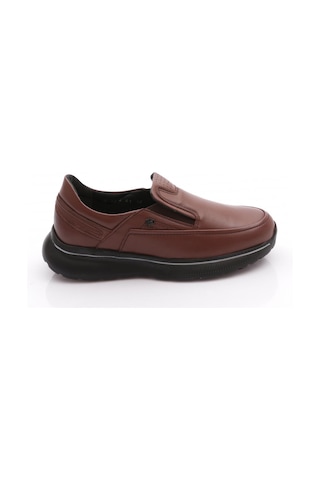King Paolo G1232 Centro Anatomik Loafer Ayakkabı Taba