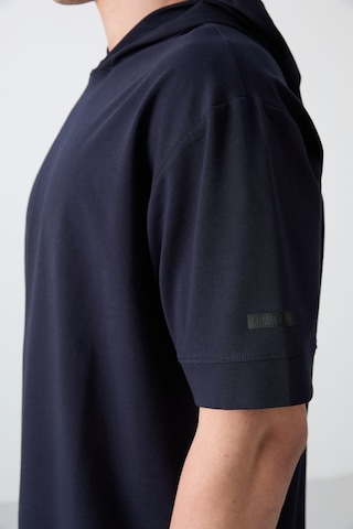 Tommy Life Lacivert Pamuklu Kalın Yumuşak Dokulu Oversize Fit Basic Erkek T-shirt - 88352 Lacivert