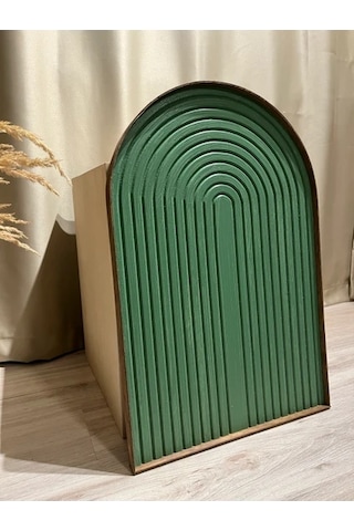 Cıgıl Wood Green Belt Ahşap Bohem Tablo